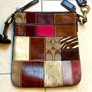 Vintage Coach Signature C Crossbody Messenger Bag